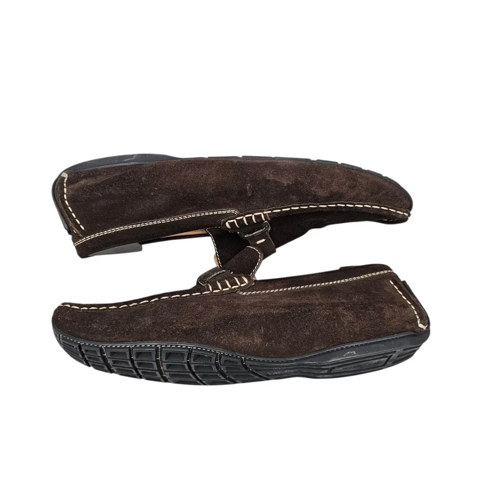 Magnanni Men's Size 10.5 US EUC Brown Suede Driving Loafers Drivers W/ Dust Bag‎